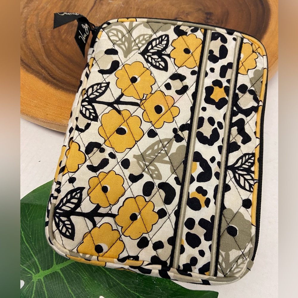 Vera Bradley Floral & Cheetah Print Quilted IPad or Tablet Case